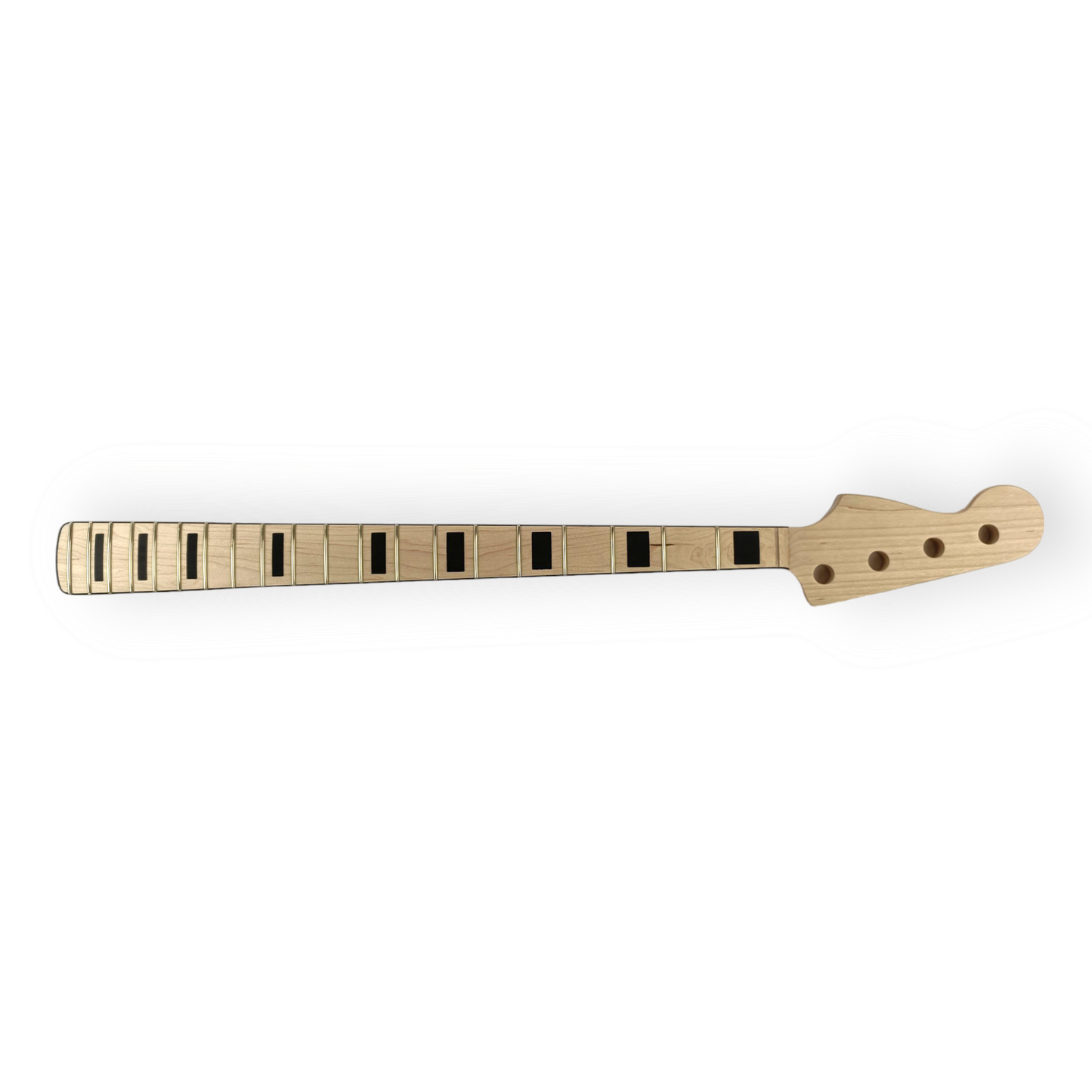 J78-01NR (78 J-style bass inspired) neck with reverse head stock, block inlays & binding