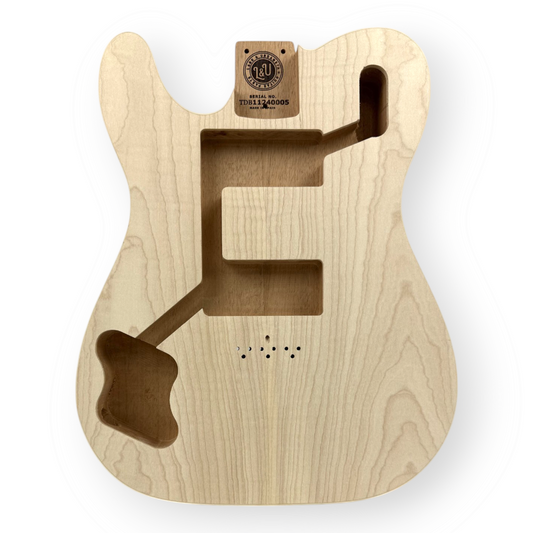 T-PA05L (Left-handed T-style 70's Deluxe / Vintera inspired HH/P90's) guitar solid body with maple top